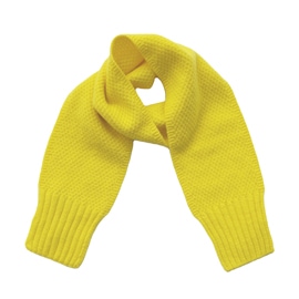 気仙沼ニッティング　カシミヤマフラー　〔黄色〕 ※11/16まで期間限定販売　送料無料