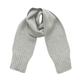 気仙沼ニッティング　カシミヤマフラー　〔グレー〕 ※11/16まで期間限定販売