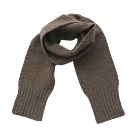 気仙沼ニッティング　カシミヤマフラー　〔ブラウン〕 ※11/16まで期間限定販売