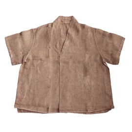 MITTAN　大麻プルオーバー 3　ベンガラ灰茶（ベンガラ染）　送料無料　SH-100B　