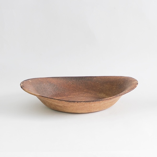及川静香　　耐熱　オーバル鉢　S　16×24.5ｃｍ