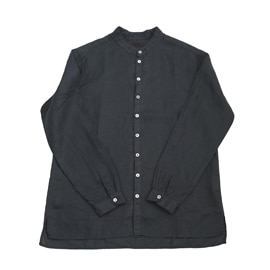 MITTAN　SH-132　大麻シャツ　墨黒　送料無料　