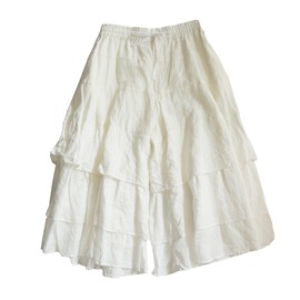 HALLELUJAH　ティアードパンツ　White　送料無料