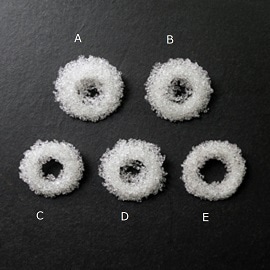 小国香織　ブローチ　雪輪　ModelA～E