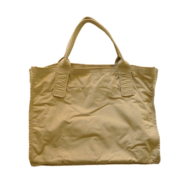 MITTAN　 綿麻ウェザーレイヤードバッグ大　薄茶　　送料無料　BA-19