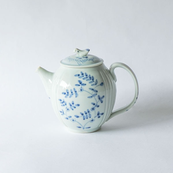 稲村真耶　染付ポット　C