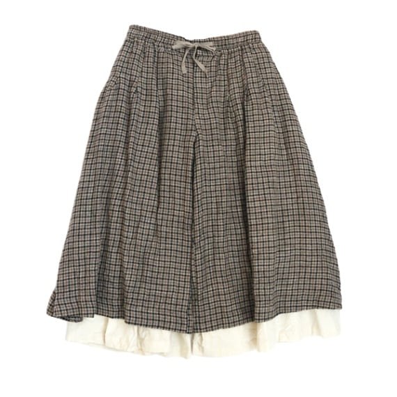 HALLELUJAH　ハレルヤ　パンタロン　Beige Plaid　　送料無料