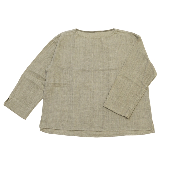 MITTAN　SNチャルカkalaコットン長袖プルオーバー　蓬　送料無料　SH-86C