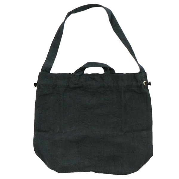 MITTAN　亜麻苧麻残布バック　墨黒　送料無料　ZR-19