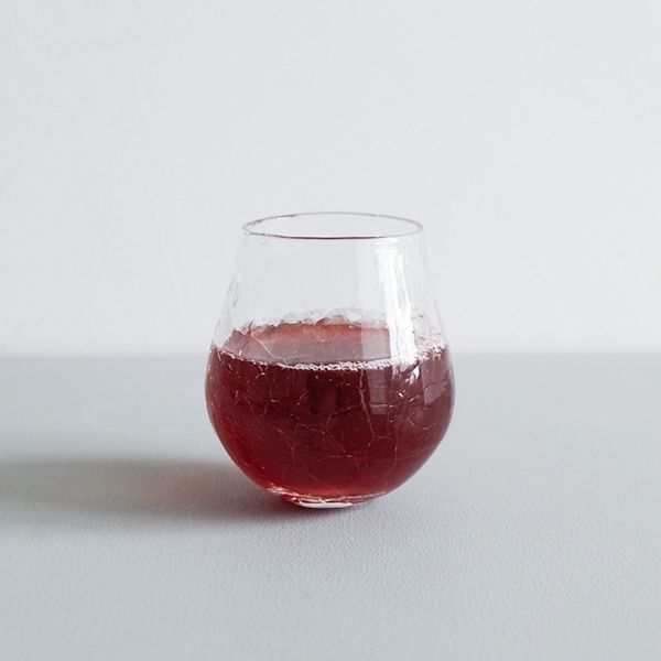 橋村大作　CRACKワインコップ　クリア　Φ6ｃｍ　Ｈ9.5ｃｍ
