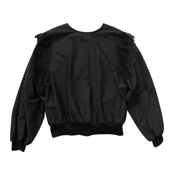 kijinokanosei ブラウス　“綴る葉-tsuzuruha-”　Black　送料無料