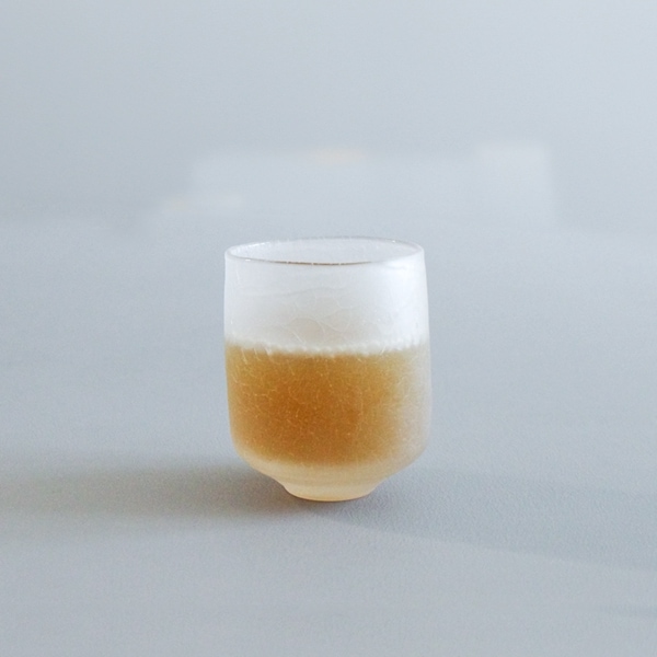 橋村大作　CRACKグラスL　くもり　Φ7.5cm　H9.5cm
