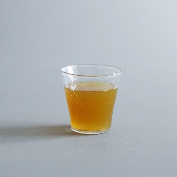 橋村大作　CRACKグラス　クリア　Φ8cm　H8cm