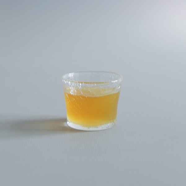 橋村大作　CRACKフリーカップ　クリア　Φ8cm　H6.5cm