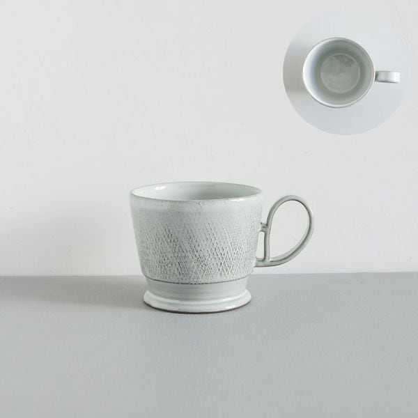 上國料正記　くし目スープカップ　