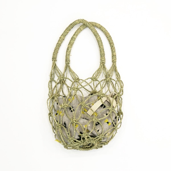 suika　bag　“糸巻き-itomaki-”　yellow　送料無料