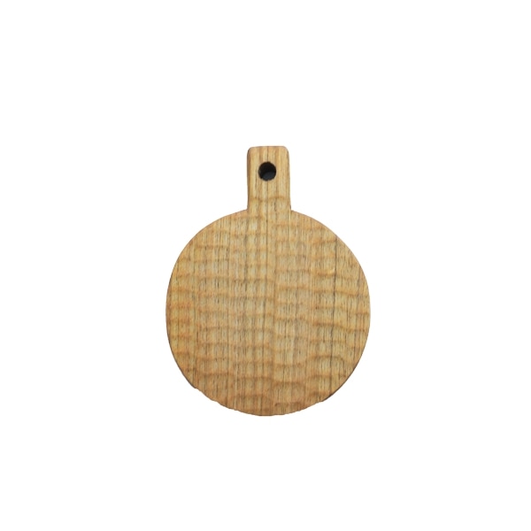 小沢賢一　カッティングボードミニ丸・彫　Φ9cｍ　KBM22