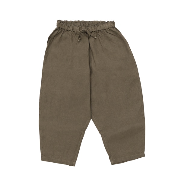 MITTAN ｜大麻パンツ(PT-140DC) ｜ 胡桃（濃）（草木濃染）