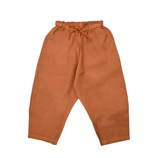 MITTAN ｜大麻パンツ(PT-140DC) ｜ 柿渋×ベンガラ（草木濃染）