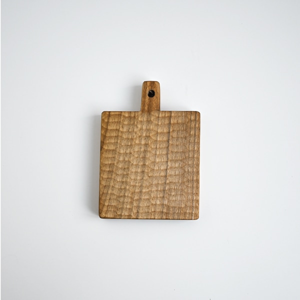 小沢賢一　カッティングボードミニ四角彫あり　Model：KBM211K　11×10（ｃｍ）