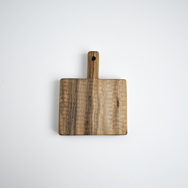 小沢賢一　カッティングボードミニ四角彫あり　Model：KBM211J　9.5×11.5（ｃｍ）