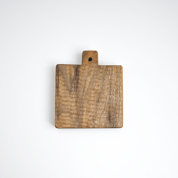 小沢賢一　カッティングボードミニ四角彫あり　Model：KBM211G　11.5×12.5（ｃｍ）