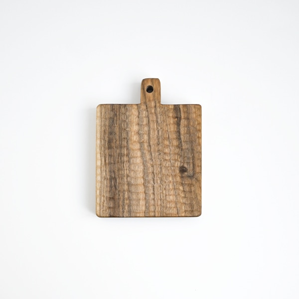 小沢賢一　カッティングボードミニ四角彫あり　Model：KBM211D　11.5×11（ｃｍ）