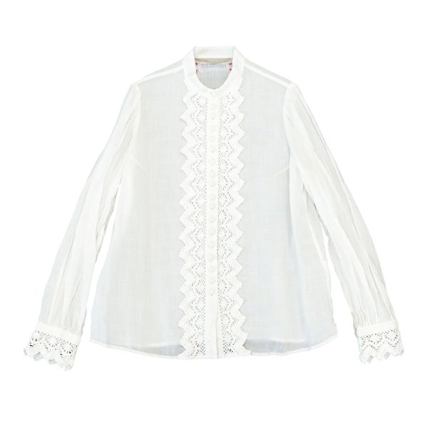 HALLELUJAH　ハレルヤ　レースブラウス　Off White　　送料無料