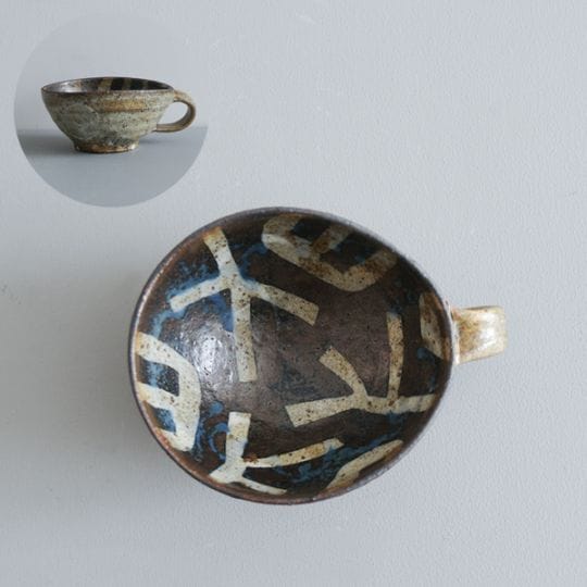 清水しおり　スープカップ　Model・D　11.5㎝×12.5㎝　H6.5㎝