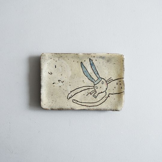 清水しおり　長方小皿　model　B　10×15㎝