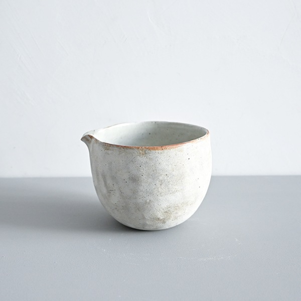 石原祥充｜サビ手片口（白）