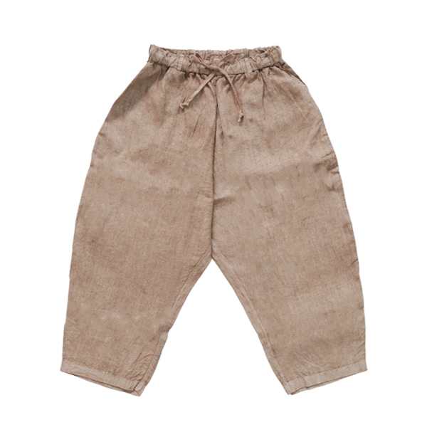 MITTAN ｜大麻パンツ(PT-140B) ｜ ベンガラ灰茶（ベンガラ染）