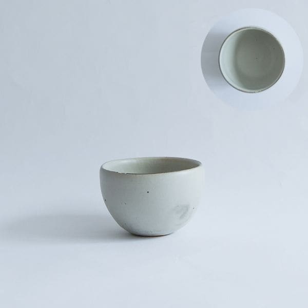 馬場勝文　土マット丸カップ（中）　Φ8cm
