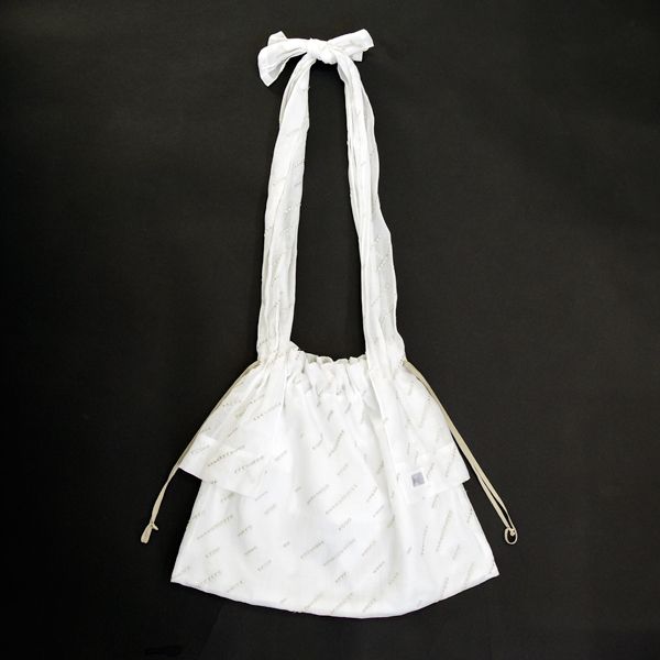 toss！×kijinokanosei 　 kinchaku bag M　shayou　WH　送料無料