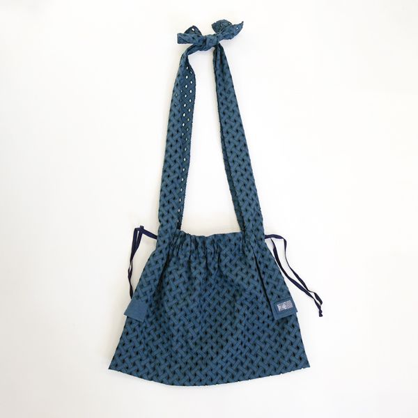 toss！×kijinokanosei 　 kinchaku bag M　ami-atuji　BL　送料無料