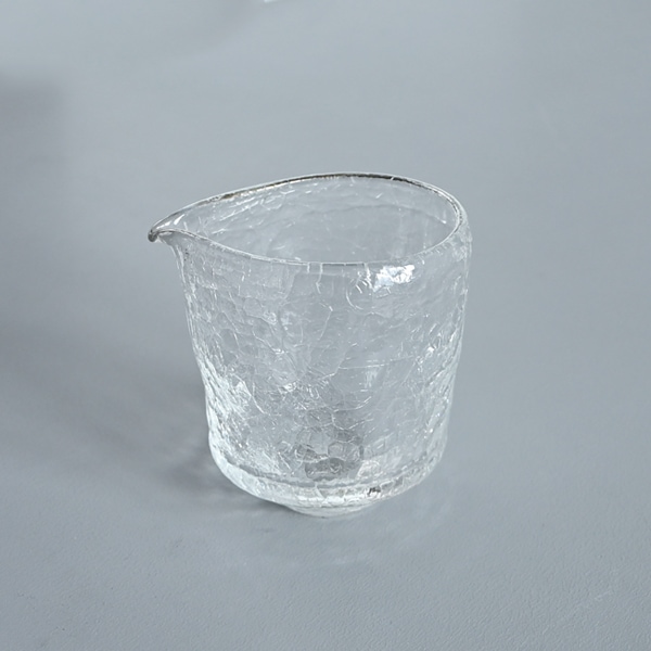 橋村大作　CRACK片口　クリア　Model・A　Φ10ｃｍ　Ｈ9cｍ