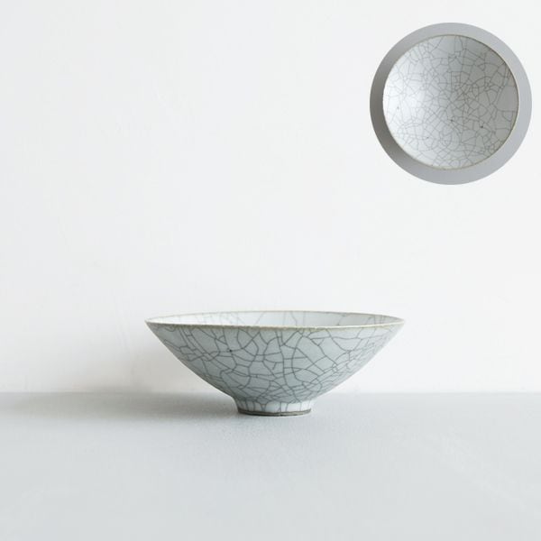 髙田志保　炭入り飯茶碗　Φ14.5cm　H5cm