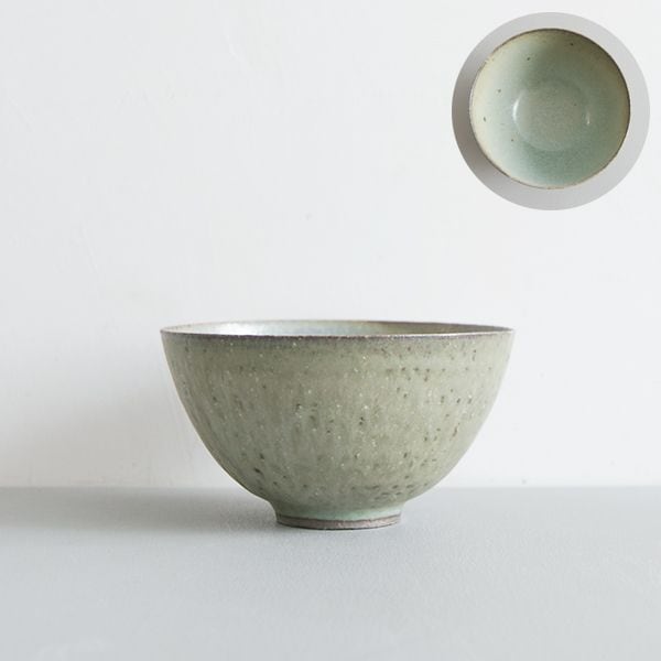 髙田志保　灰釉小丼　Φ13cm　H7.5cm