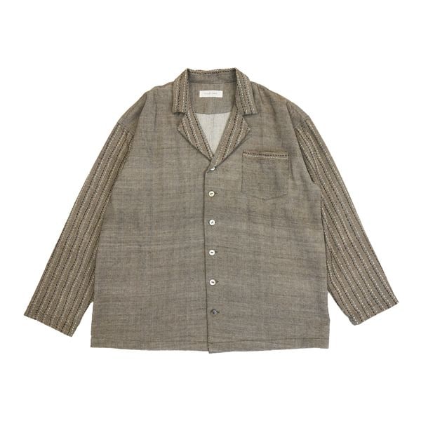GUPTIHA　Selvage Kanta Shirts　D.Brown　送料無料