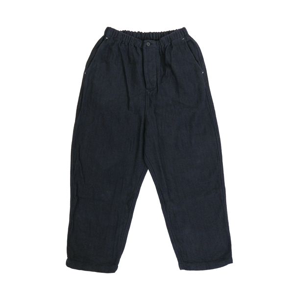 GUPTIHA　 TEORI Cotton Herringbone  Easy Taper　Black　送料無料