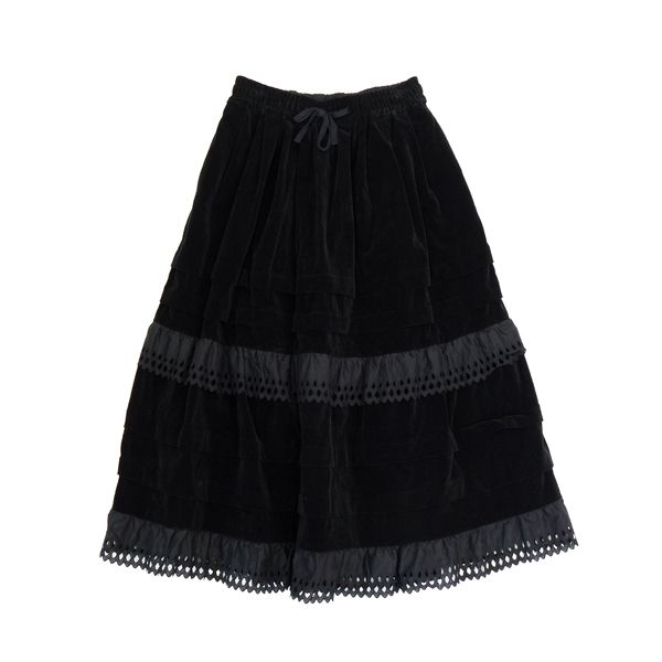 HALLELUJAH　ハレルヤ　エドワーディアンスカート　Black　送料無料