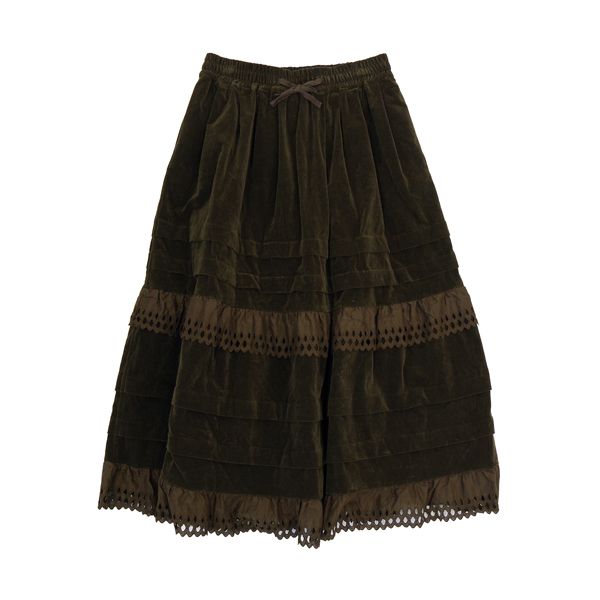 HALLELUJAH　ハレルヤ　エドワーディアンスカート　Chocolate　送料無料
