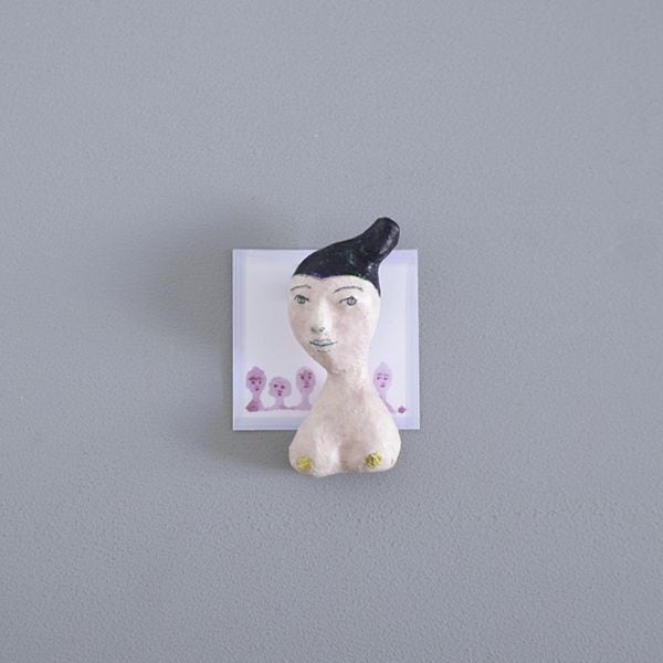 福田十糸子　はだかブローチ　B