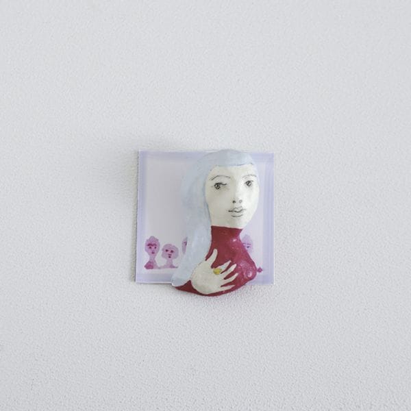 福田十糸子　ブローチ金の指輪のひと　B