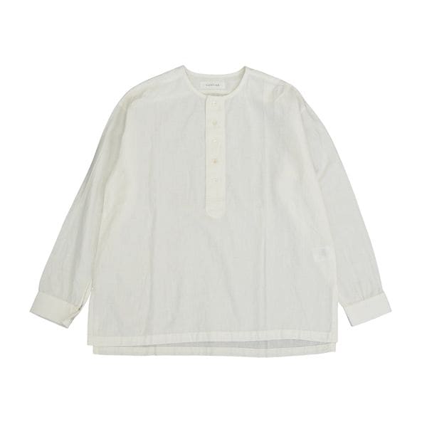 GUPTIHA  SOBAKASU KHADI COTTON  Sobakasu henry shirt	White　送料無料