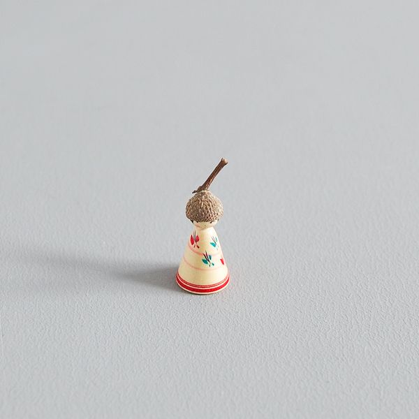 どんぐりこけし　蝶々　Model・CH-D　身長3cm