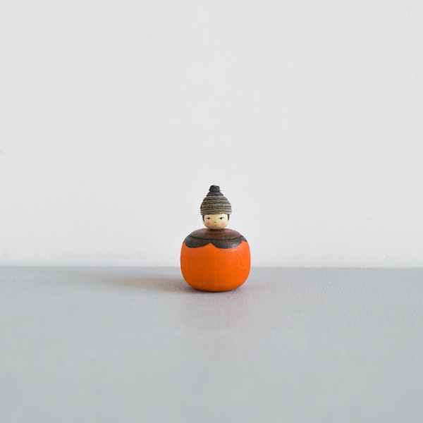 どんぐりこけし　柿　No.KK-A　身長3ｃｍ