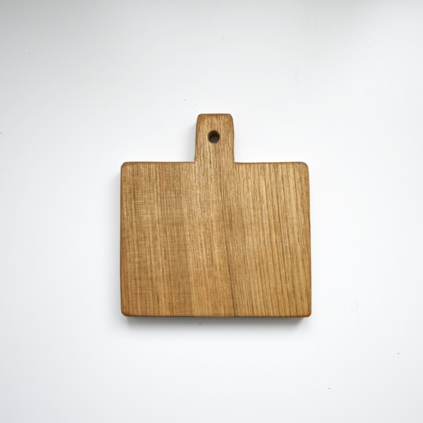 小沢賢一　カッティングボードミニ四角・彫なし　10×12.5㎝　D24