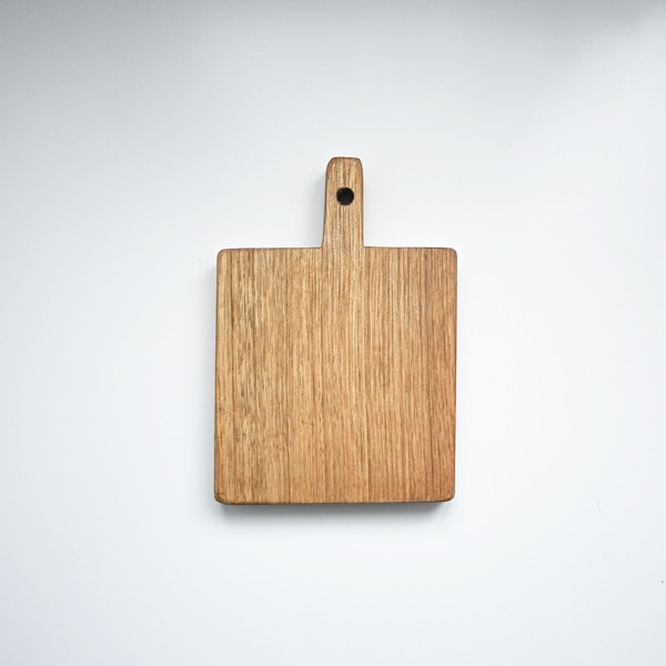 小沢賢一　カッティングボードミニ四角・彫なし　11×10.5㎝　E24