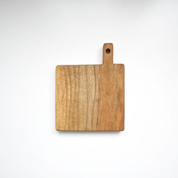 小沢賢一　カッティングボードミニ四角・彫なし　11×11.5㎝　G24